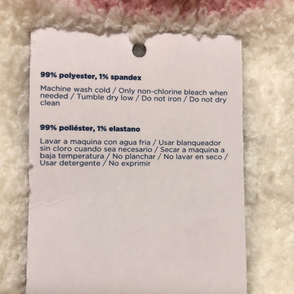 Kids pink and white holiday socks - Picture 5 of 6